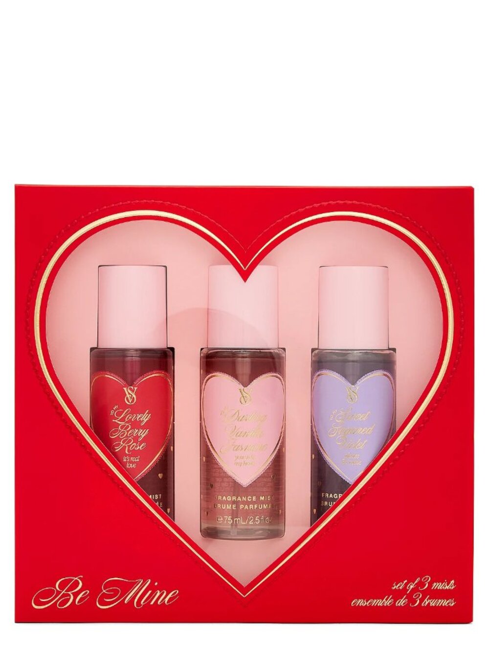 Victoria's Secret, Body Fragrance Be Mine Mini Fragrance Mist Gift Set - NWT